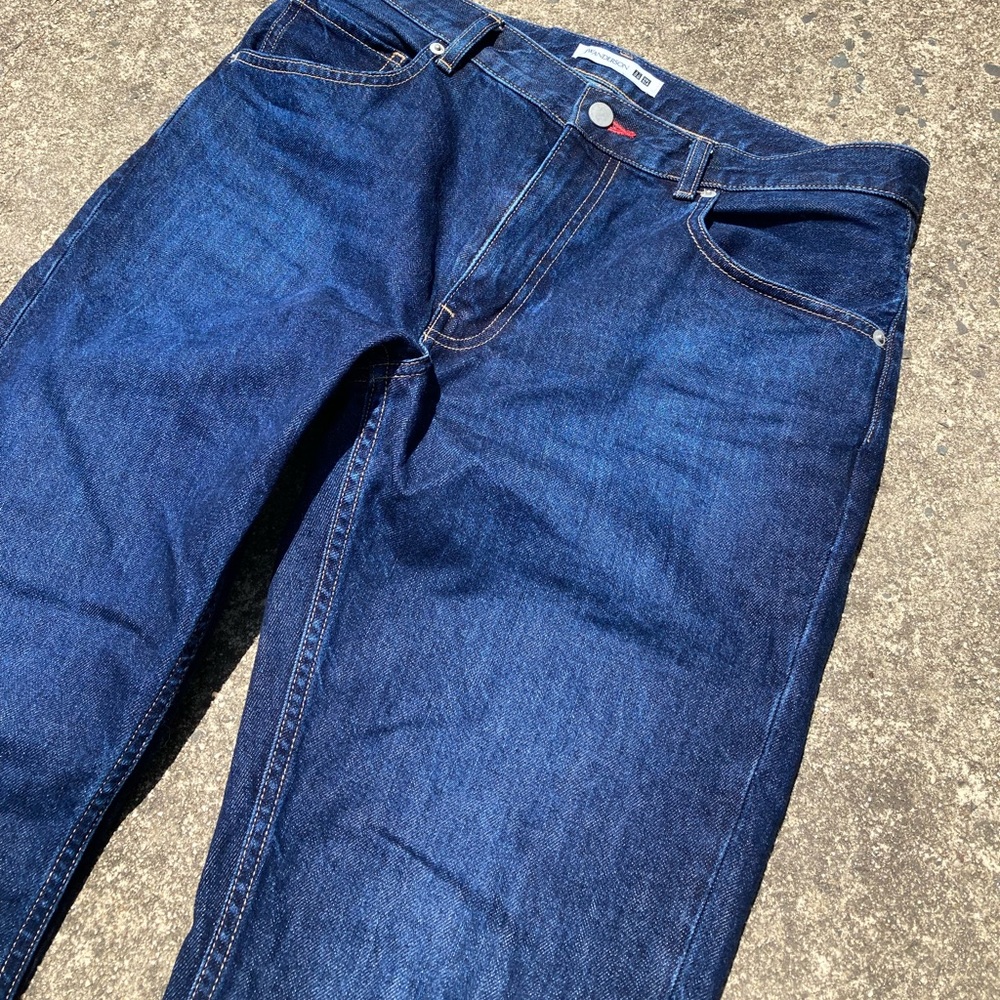J W Anderson Uniqlo Indigo Frayed Hem Japanese Denim 32x30